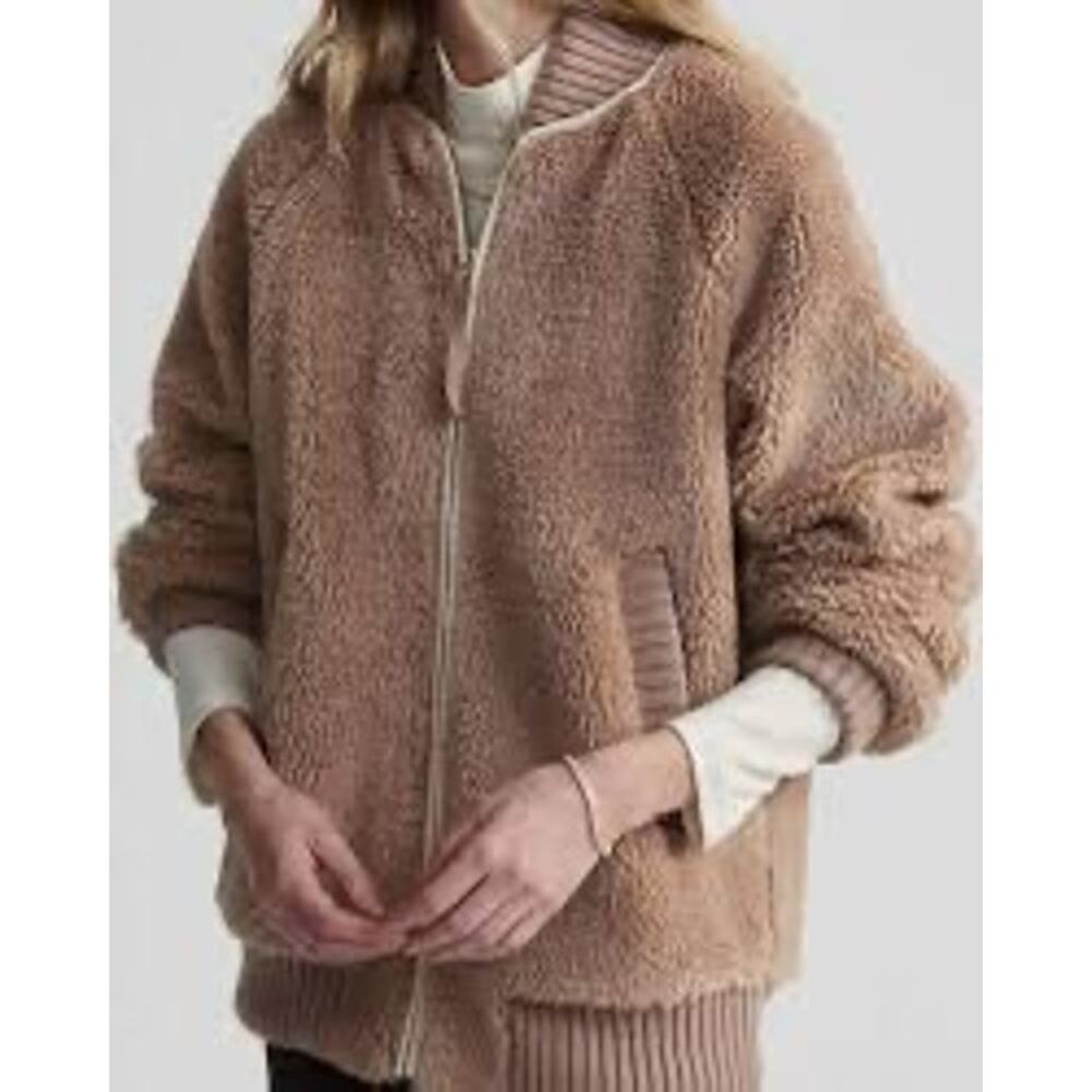 Varley Tan Sherpa Jacket